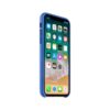 Apple iPhone x Leather Case - Electric Blue - Image 2